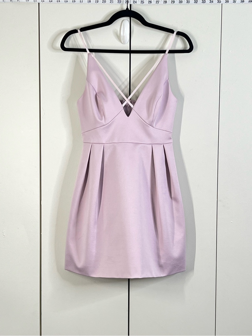 TOPSHOP Blush Pink Strappy Mini Dress Size 4